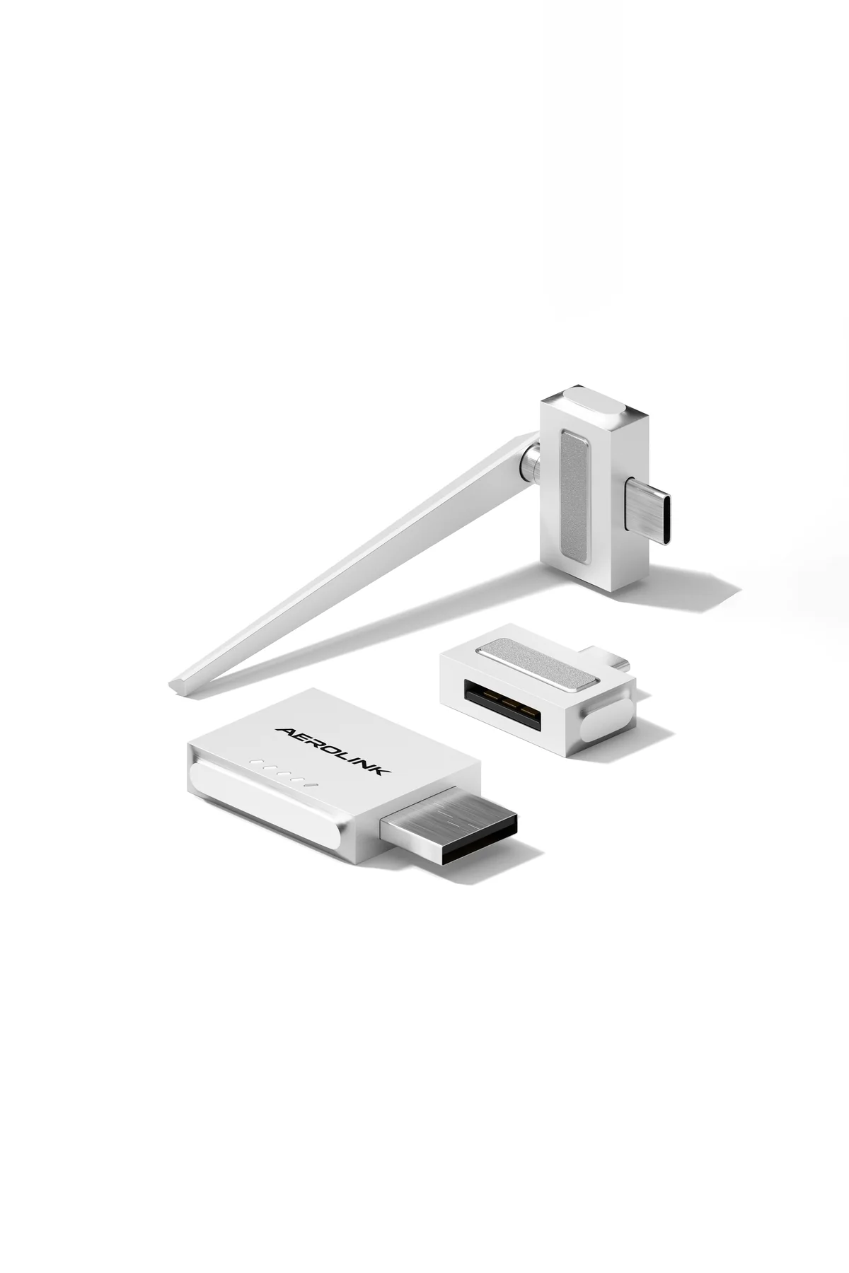 Aerolink USB adapters, 3D render