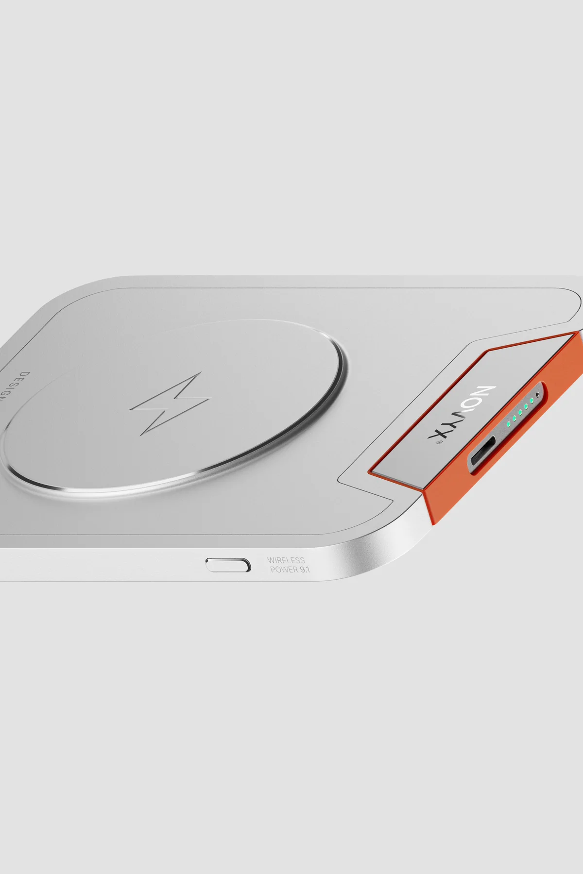 Novyx wireless power bank, 3D render