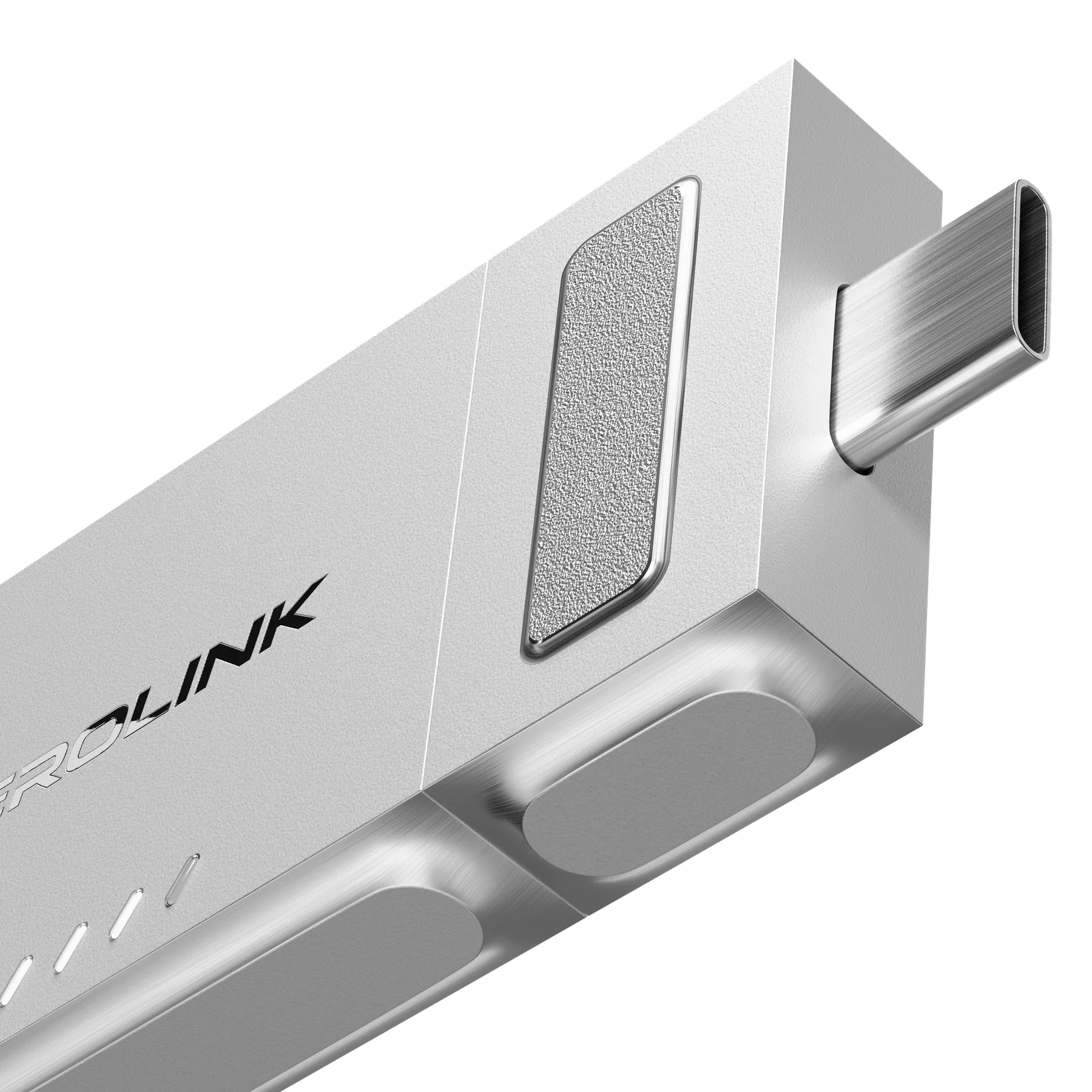 Close up of an Aerolink adapter and connector