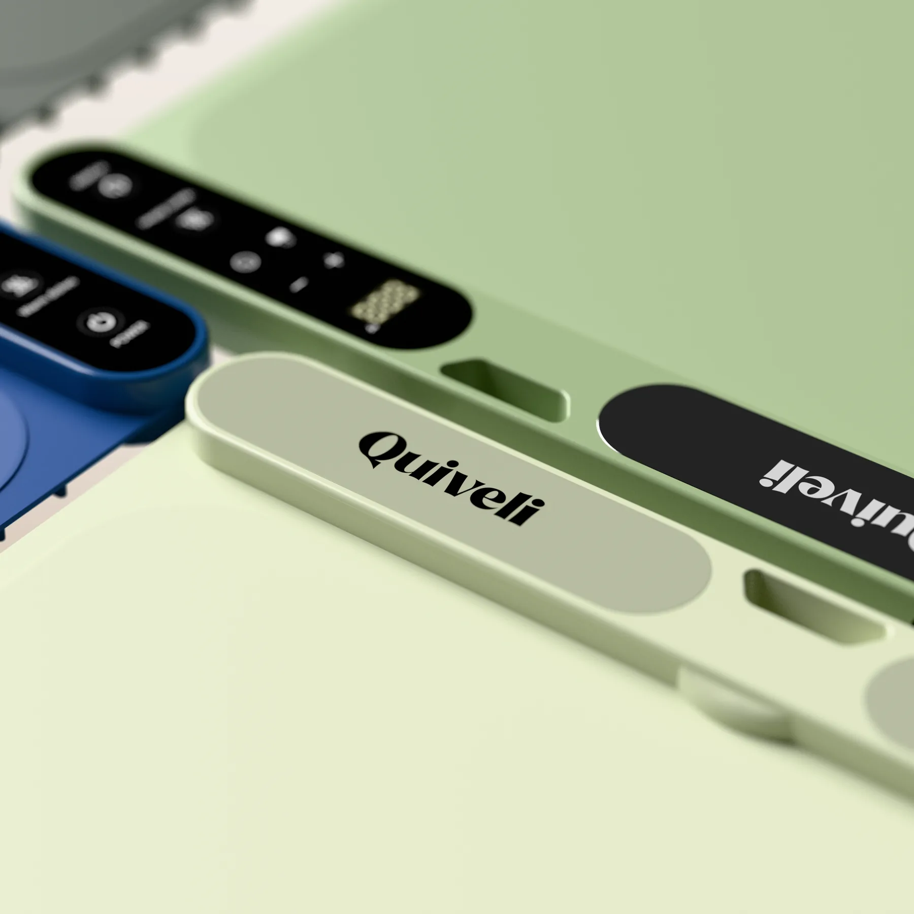 Close up of the Quivell control strip
