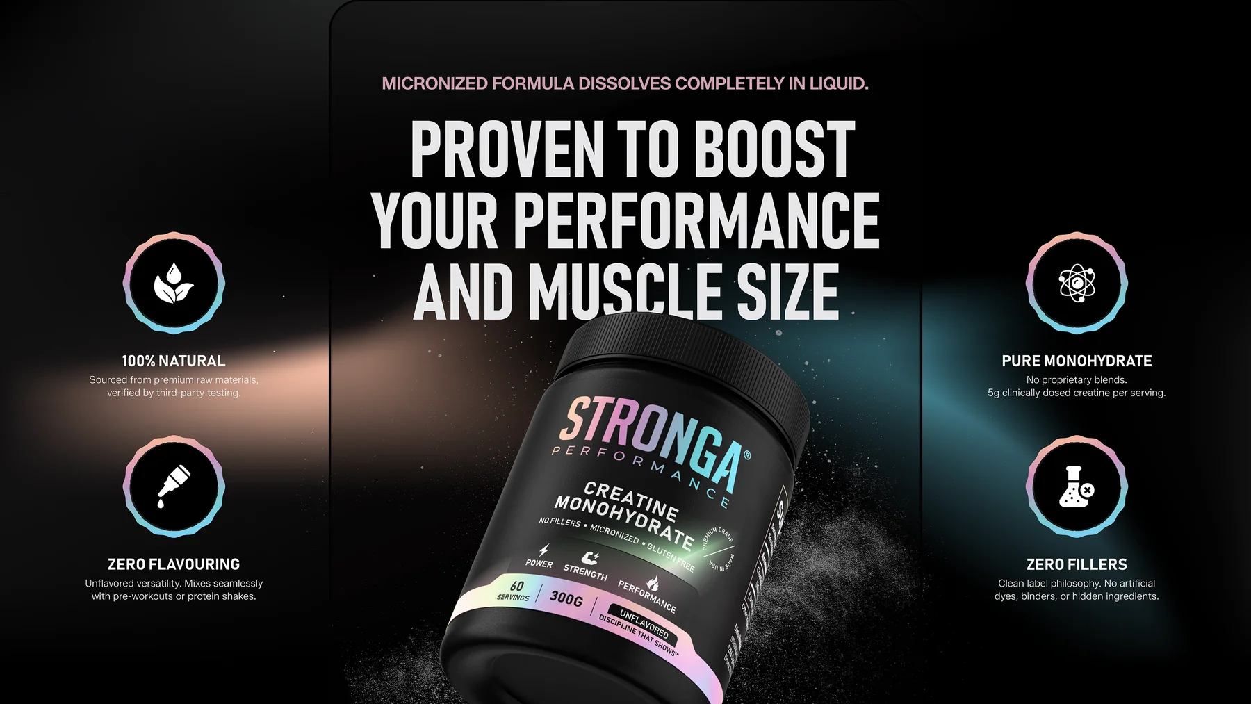 Stronga Performance packaging